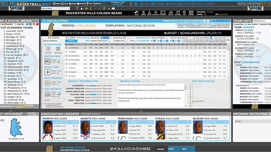 Скриншот 5 из Draft Day Sports: College Basketball 2017