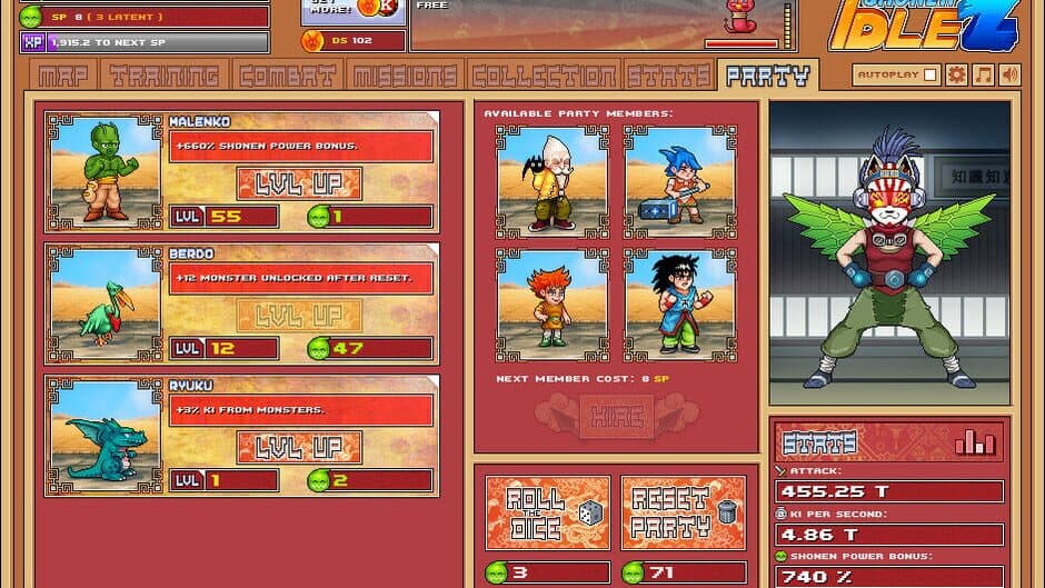 Скриншот 4 из Shonen Idle Z