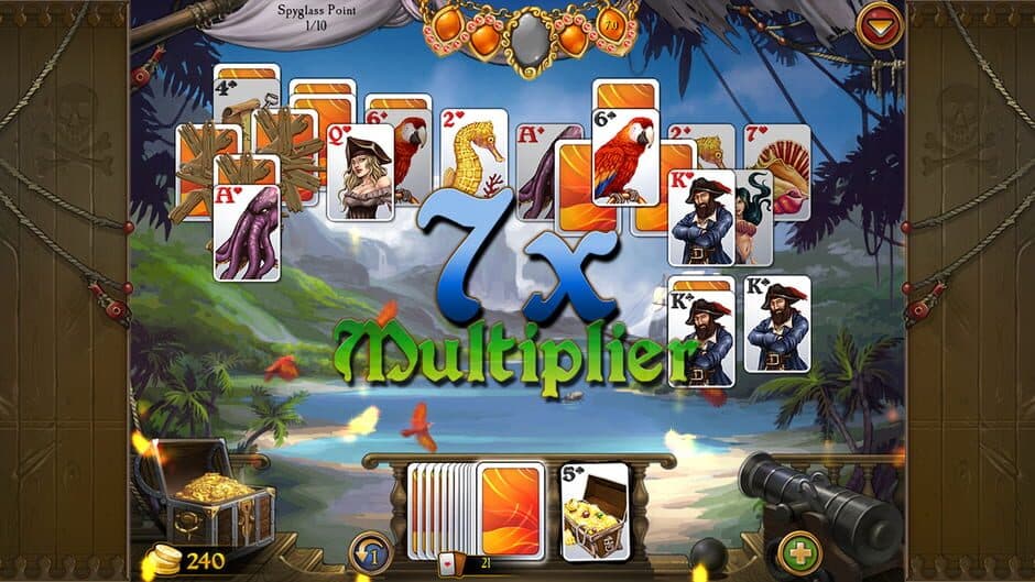 Скриншот 1 из Seven Seas Solitaire