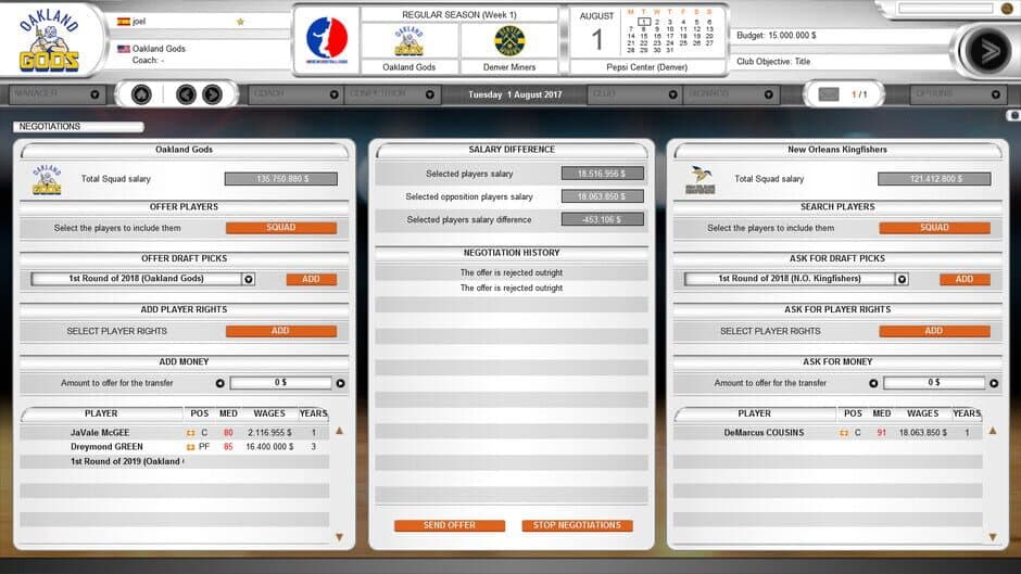 Скриншот 9 из International Basketball Manager
