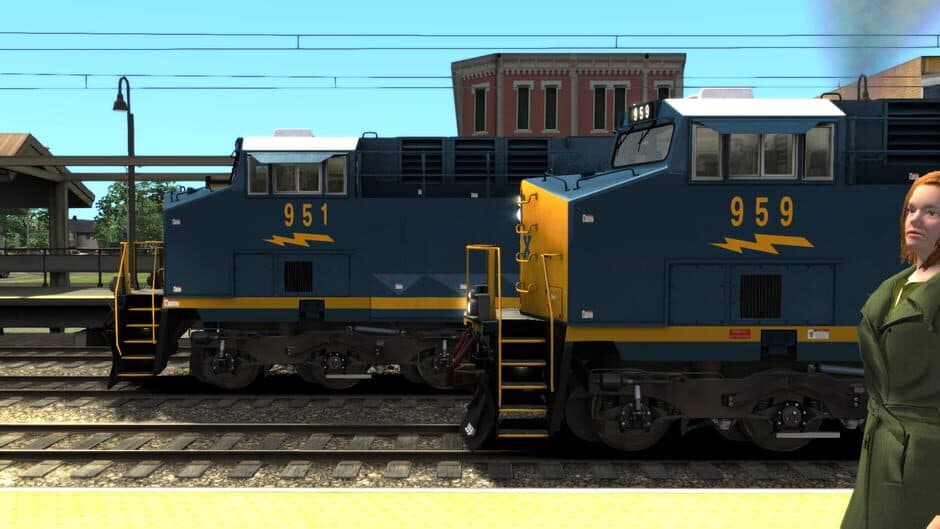 Скриншот 1 из Train Simulator: CSX ES44AC Add-on Livery