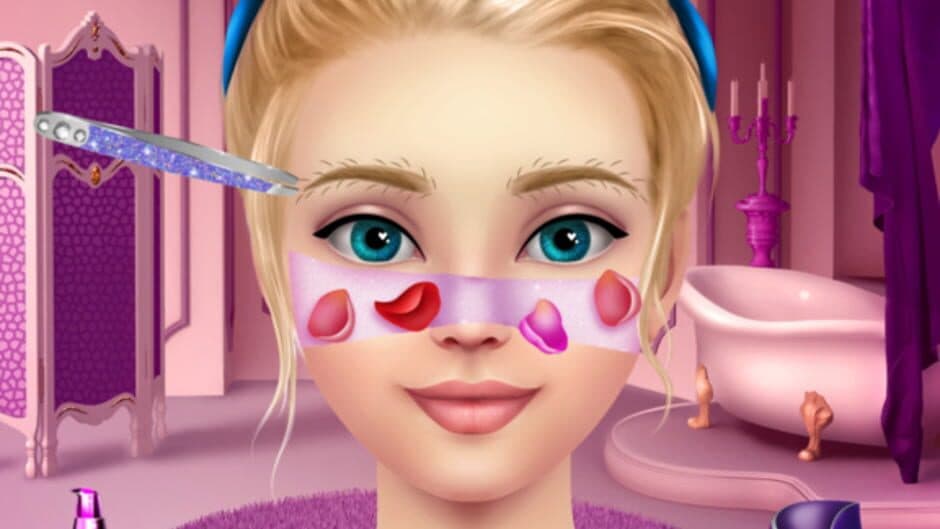 Скриншот 2 из Supermodel Salon: Makeup & Dress up Game for Girls