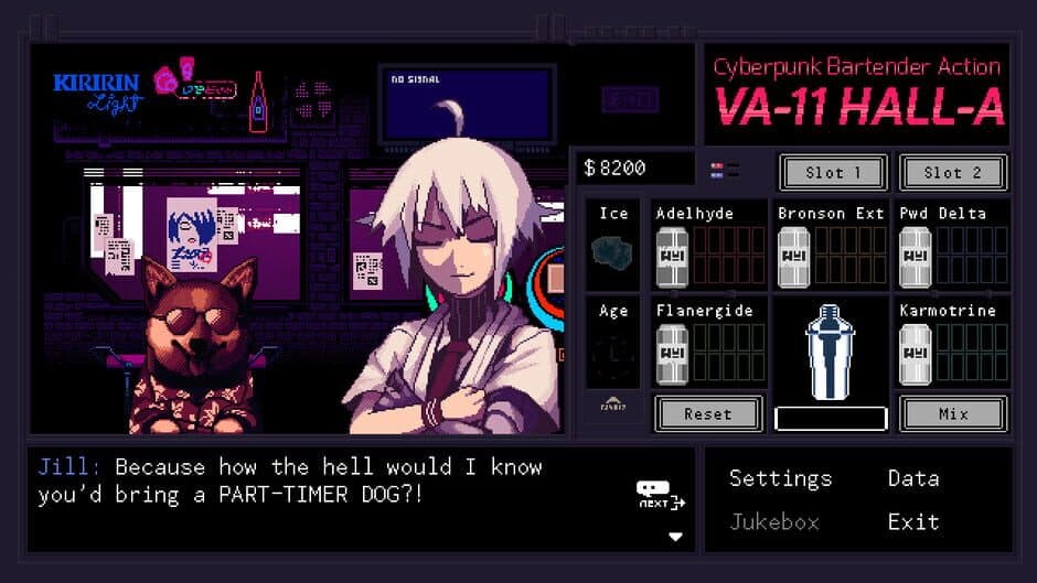 Скриншот 1 из VA-11 Hall-A: Cyberpunk Bartender Action