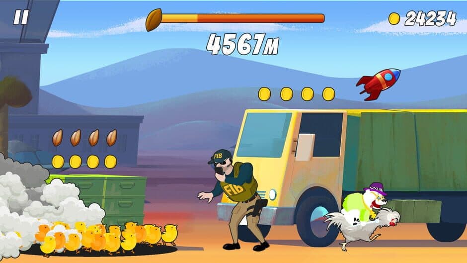 Скриншот 1 из Chicken Rider