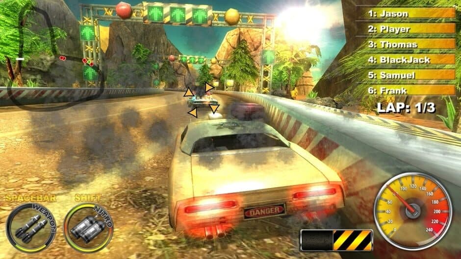 Скриншот 4 из Lethal Brutal Racing