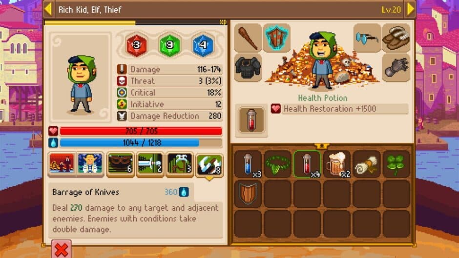 Скриншот 7 из Knights of Pen and Paper 2: Free Edition