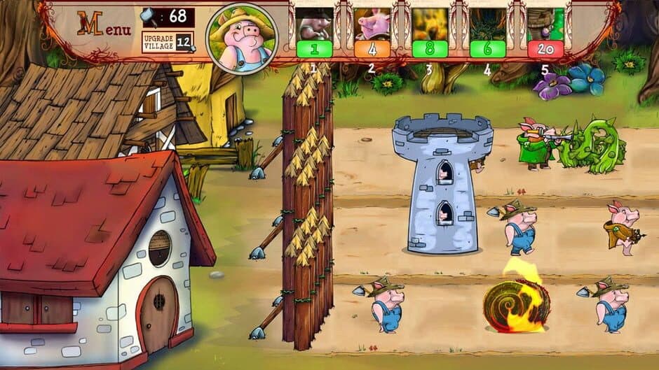 Скриншот 2 из Bacon Tales: Between Pigs and Wolves