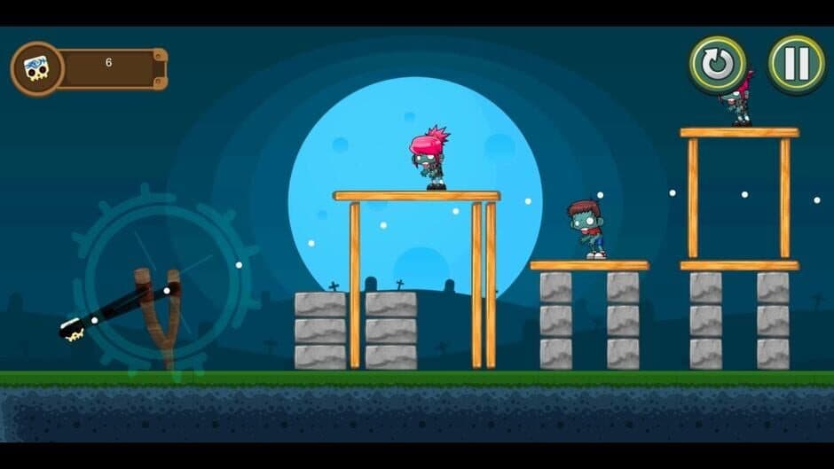 Скриншот 3 из SlingSkull Zombies: Gravedigger