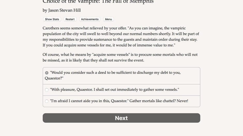 Скриншот 1 из Choice of the Vampire: The Fall of Memphis