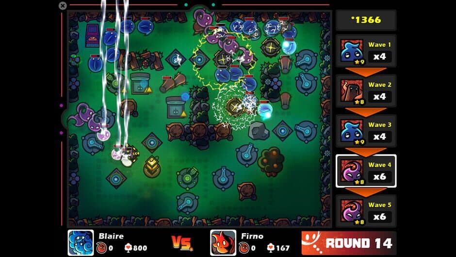 Скриншот 2 из Fire With Fire: Online Tower Attack and Defense