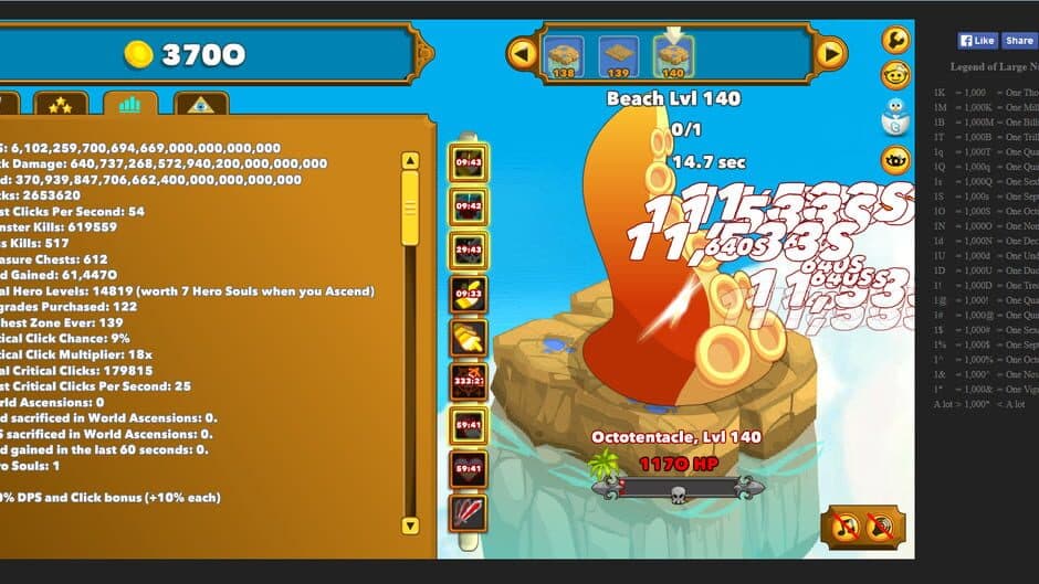Скриншот 3 из Clicker Heroes
