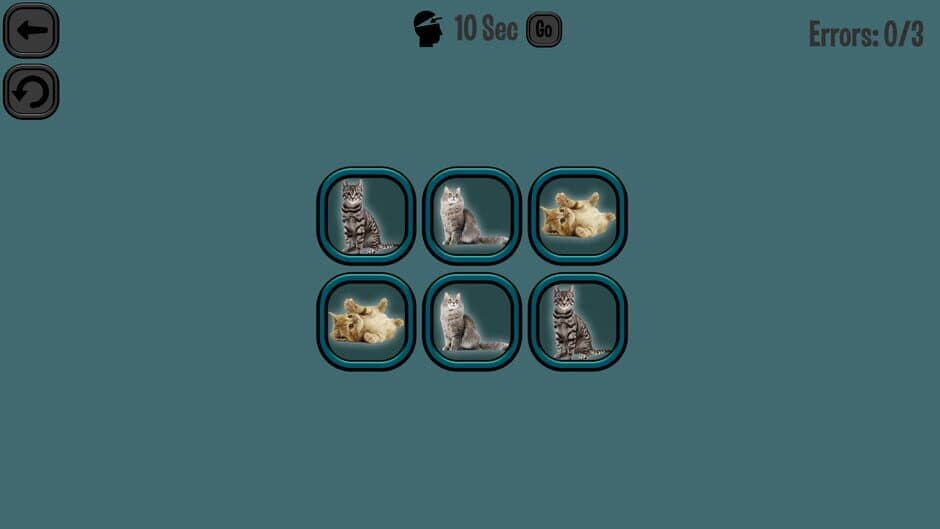 Скриншот 3 из Animals Memory: Cats