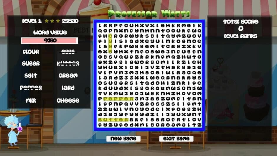 Скриншот 4 из Professor Watts Word Search: Yummy Foods