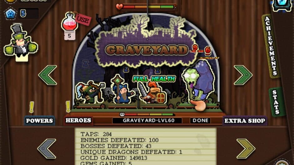 Скриншот 1 из Tap Heroes