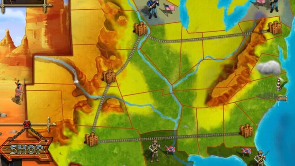 Скриншот 1 из The Bluecoats: North vs. South