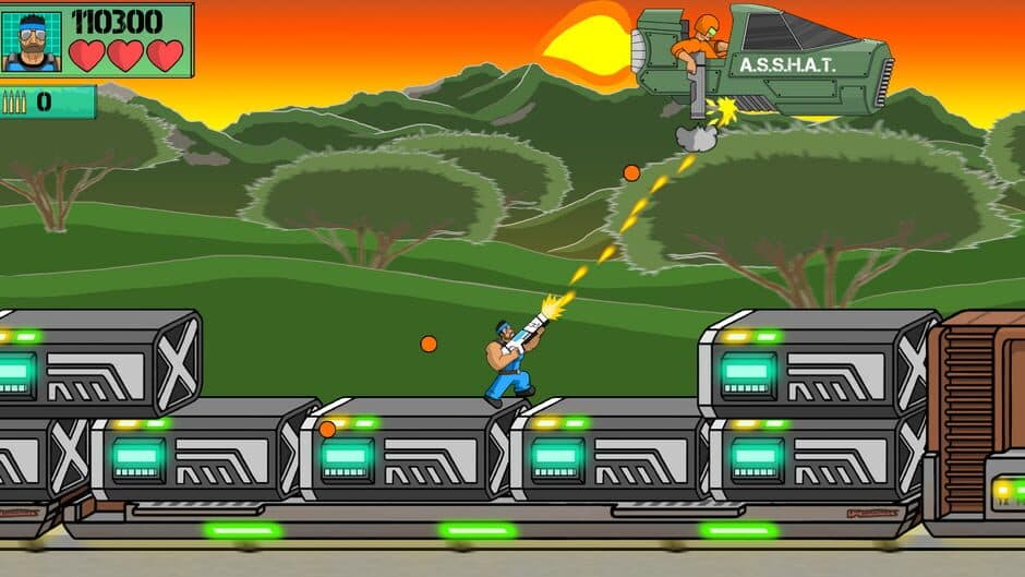 Скриншот 1 из Machine Gun Train Run