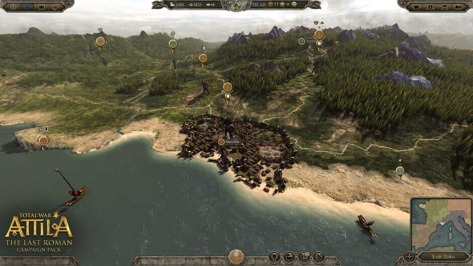 Скриншот 4 из Total War: Attila - The Last Roman Campaign Pack