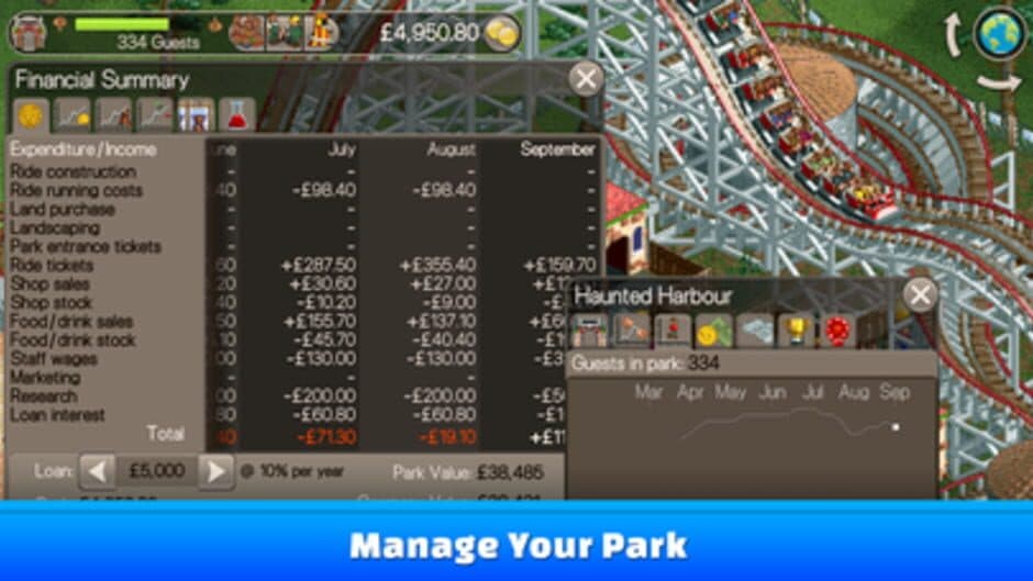 Скриншот 10 из RollerCoaster Tycoon Classic