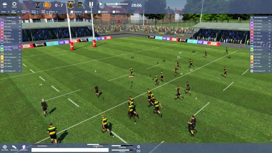Скриншот 1 из Rugby Union Team Manager 2017