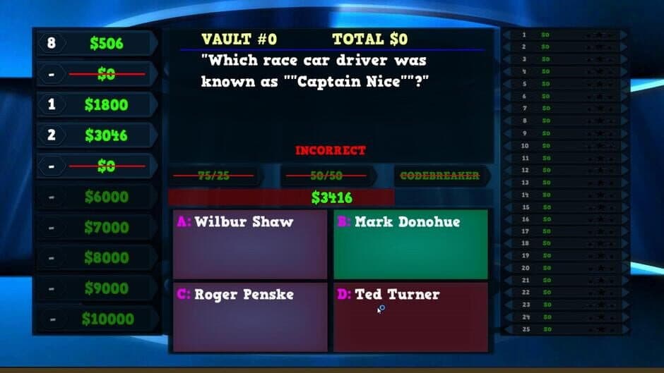 Скриншот 3 из Trivia Vault: Auto Racing Trivia