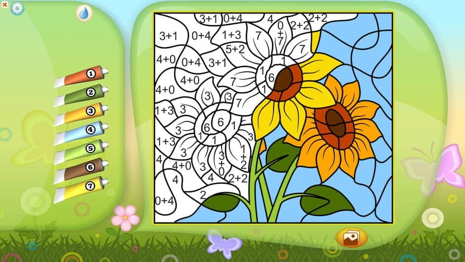 Скриншот 3 из Color by Numbers - Flowers