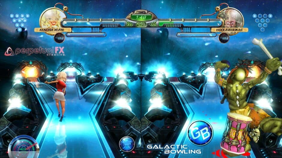 Скриншот 3 из Galactic Bowling