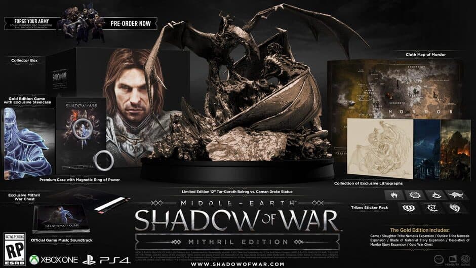 Скриншот 1 из Middle-earth: Shadow of War - Mithril Edition