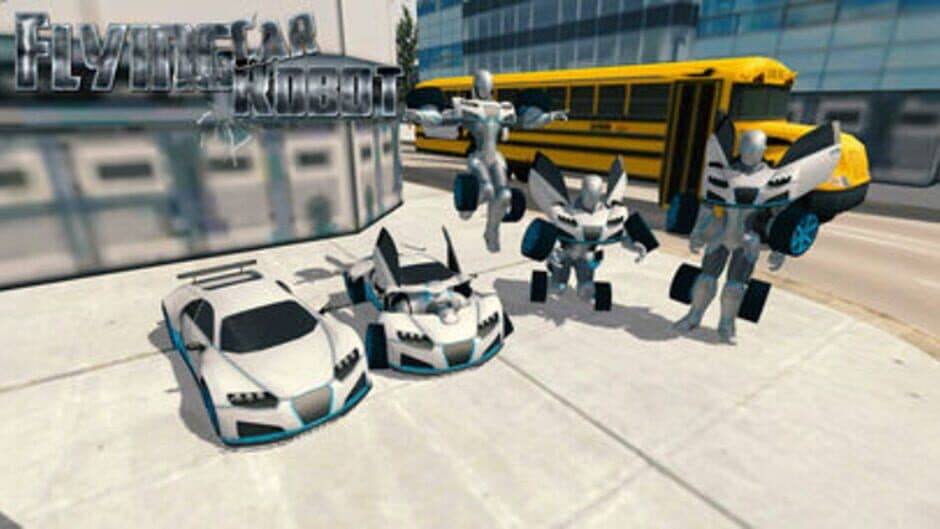 Скриншот 2 из Flying Car Robot Flight Drive Simulator Game 2017