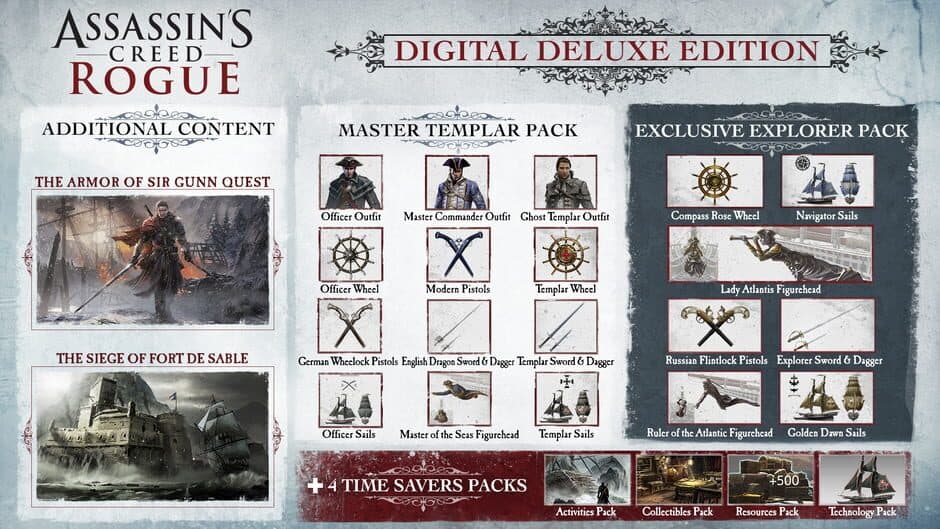 Скриншот 1 из Assassin's Creed: Rogue - Digital Deluxe Edition