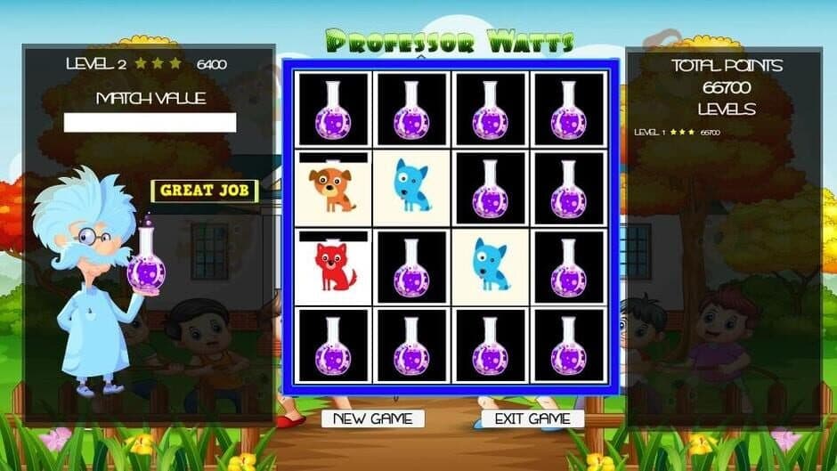 Скриншот 3 из Professor Watts Memory Match: Puppies