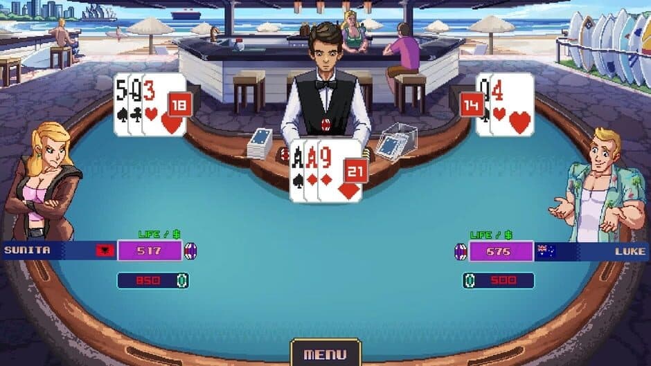 Скриншот 4 из Super Blackjack Battle 2 Turbo Edition - The Card Warriors