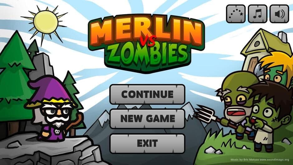 Скриншот 1 из Merlin vs Zombies