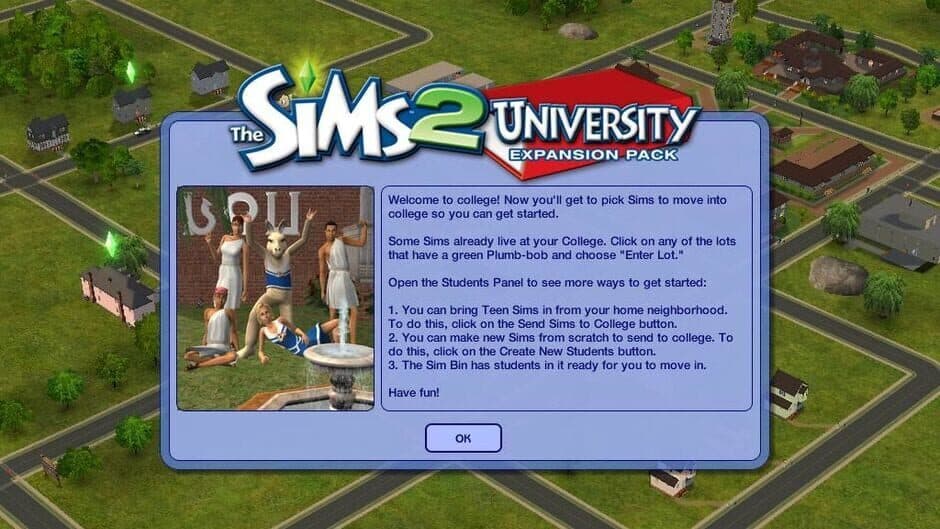Скриншот 1 из The Sims 2: University