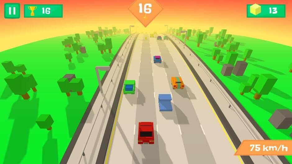 Скриншот 3 из Pixel Traffic: Highway Racing