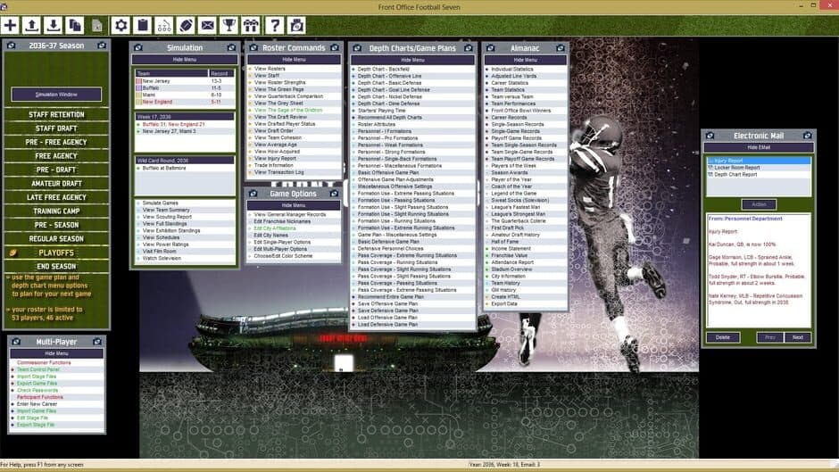 Скриншот 2 из Front Office Football Seven