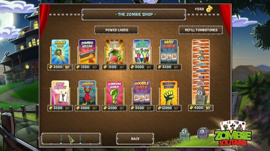 Скриншот 1 из Zombie Solitaire