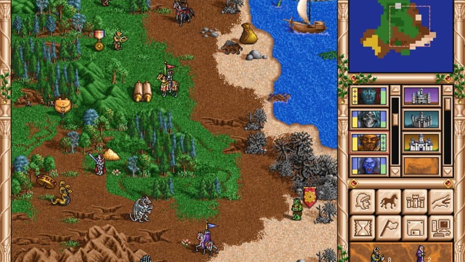 Скриншот 1 из Heroes of Might and Magic II: The Succession Wars
