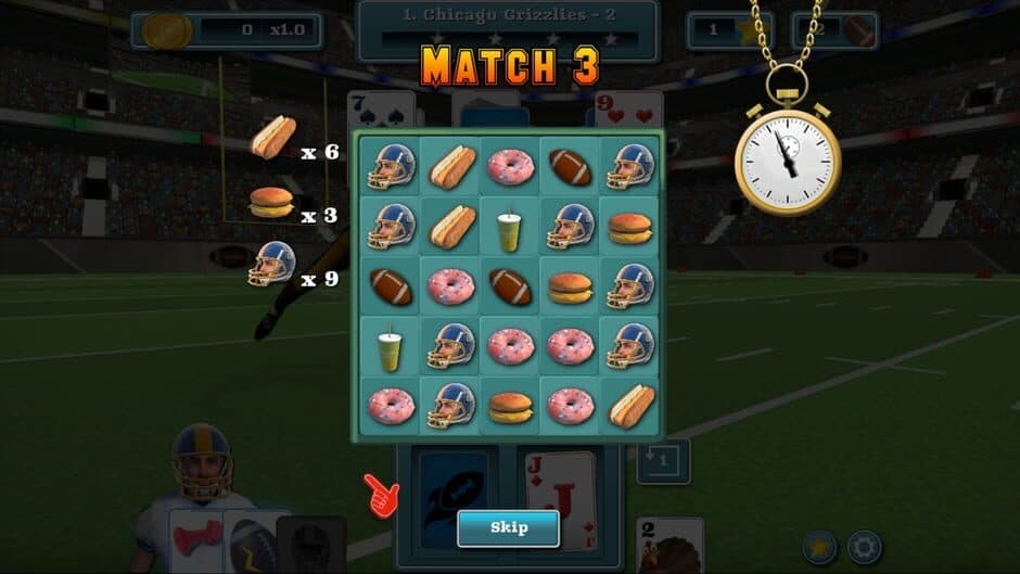 Скриншот 5 из Touch Down Football Solitaire