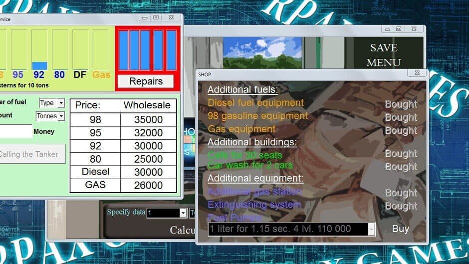 Скриншот 1 из Simulator gas station