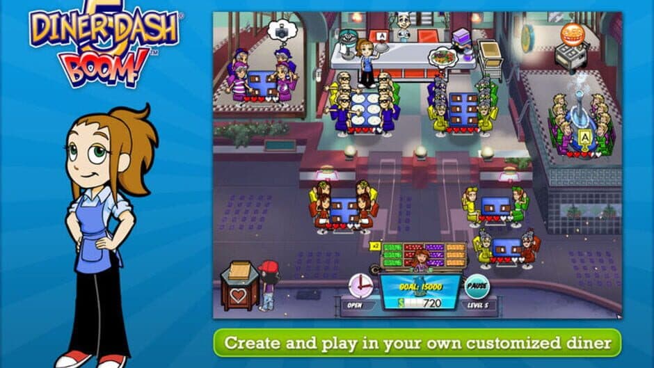 Скриншот 2 из Diner Dash 5: Boom!