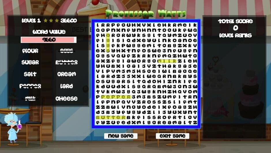 Скриншот 3 из Professor Watts Word Search: Yummy Foods
