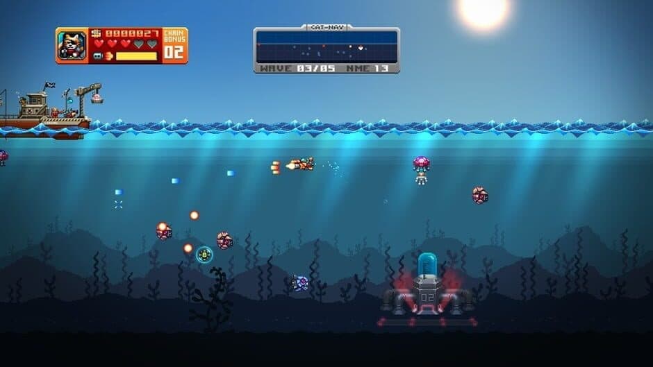 Скриншот 2 из Aqua Kitty: Milk Mine Defender