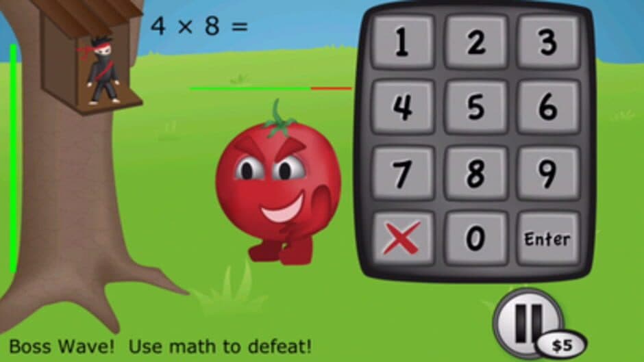 Скриншот 4 из Math Ninja HD