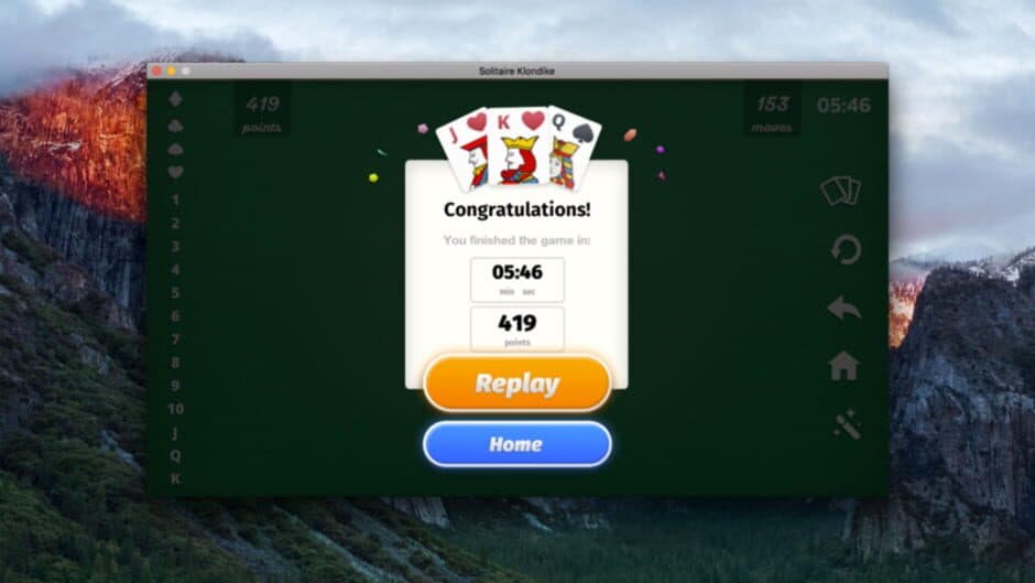 Скриншот 3 из Solitaire Klondike Deluxe - classic card game