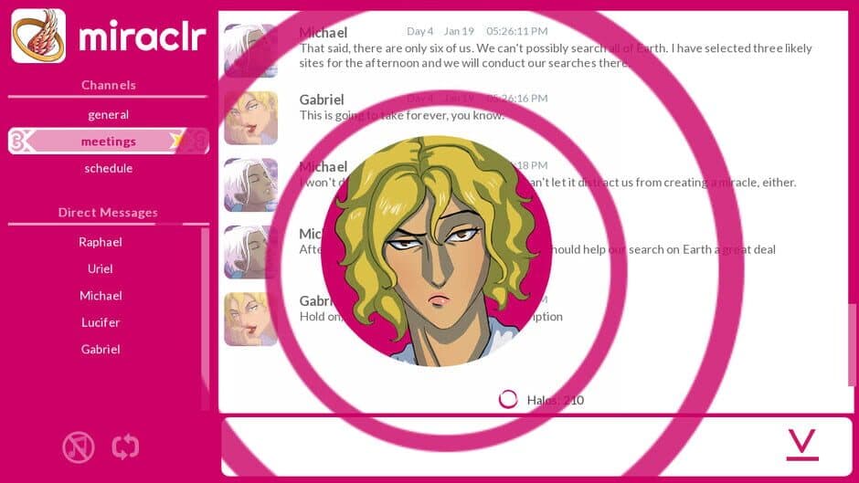 Скриншот 4 из Miraclr: Divine Dating Sim