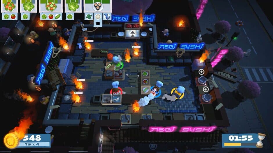Скриншот 2 из Overcooked! 2