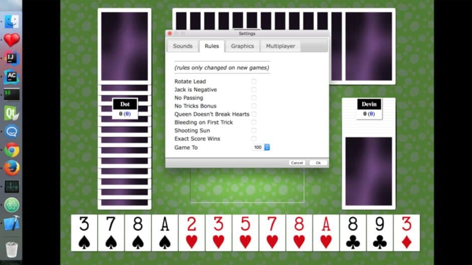 Скриншот 3 из Hearts Card Game