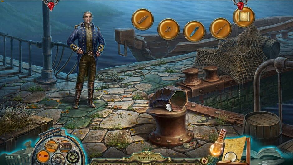 Скриншот 5 из Dark Tales: Edgar Allan Poe's The Mystery of Marie Roget - Collector's Edition