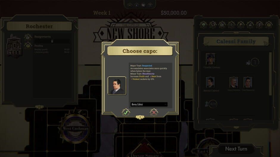Скриншот 7 из The Commission: Organized Crime Grand Strategy