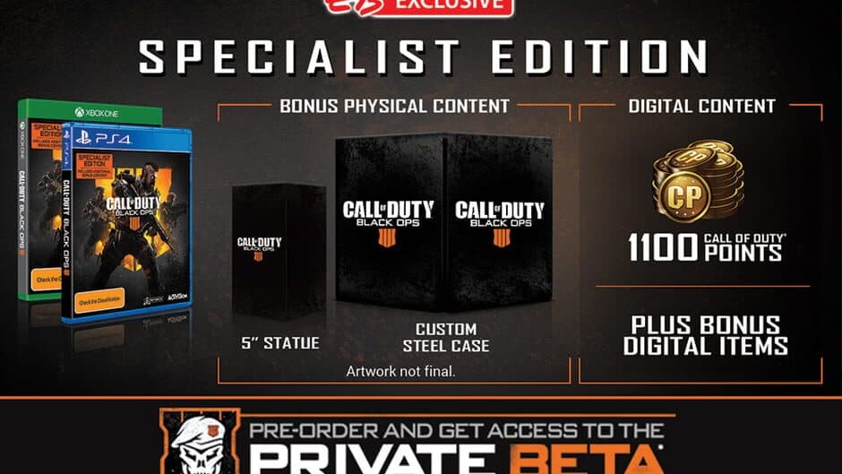 Скриншот 1 из Call of Duty: Black Ops 4 - Specialist Edition